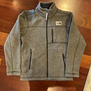 North Face Boys Fleece Zip Up Jacket